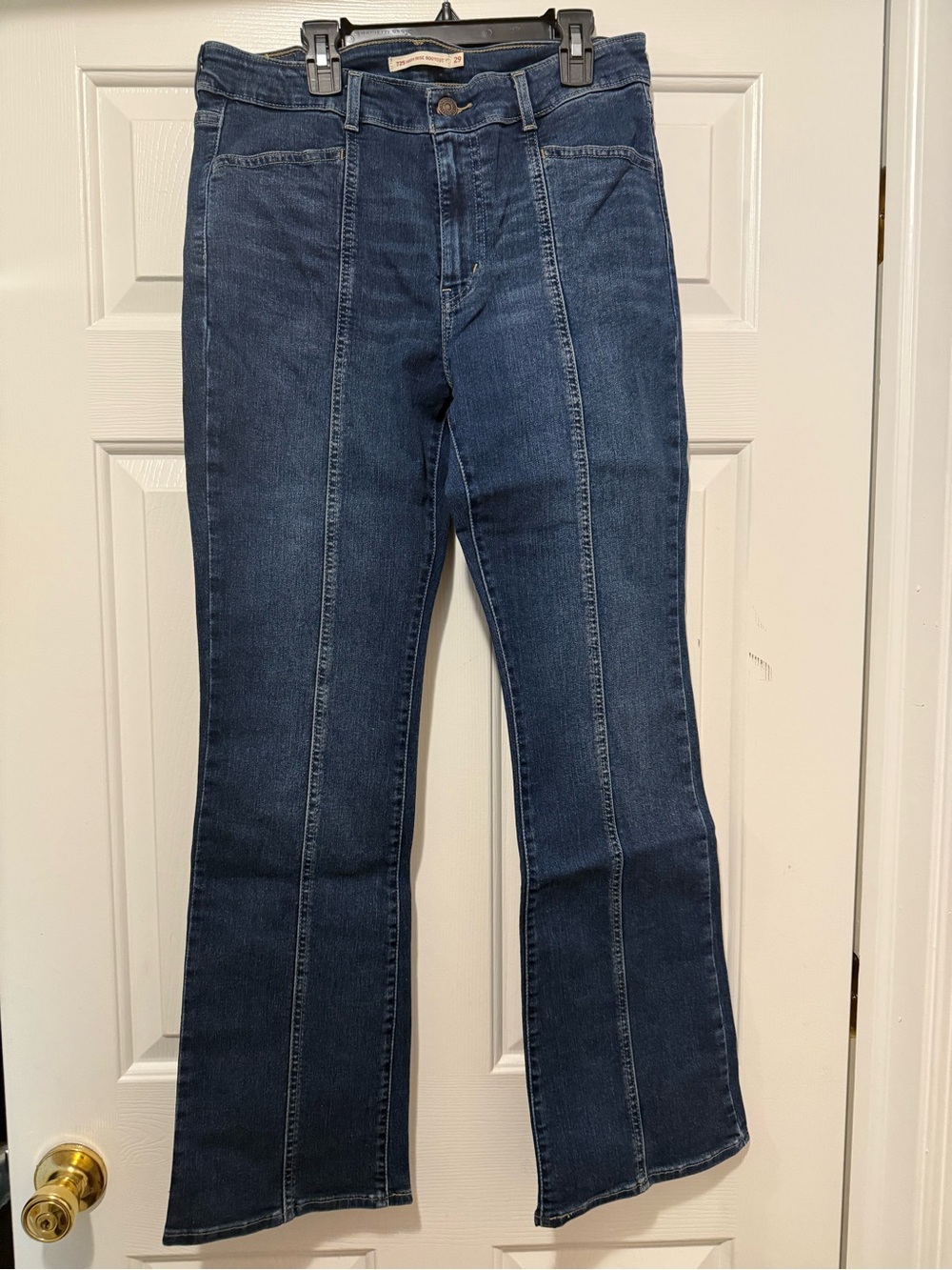 Levi’s Women's Dark Blue Panel Seam Jeans (Size: 29x32)